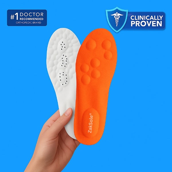 Orange Memory Foam Insoles