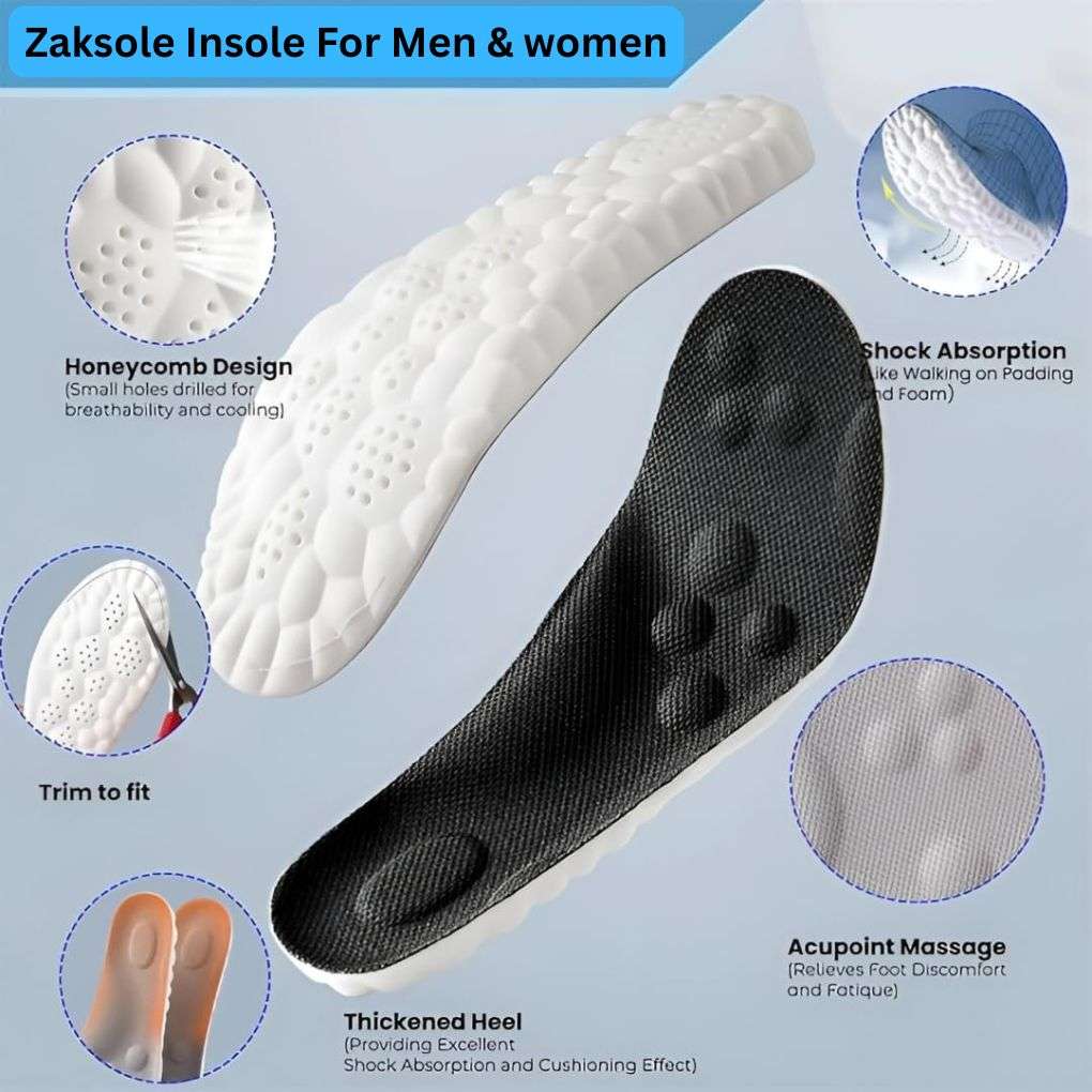 Insoles for Men – All-Day Cushioning & Foot Support