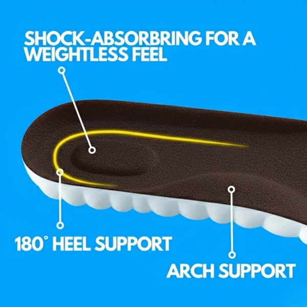 Black Memory Foam Insoles