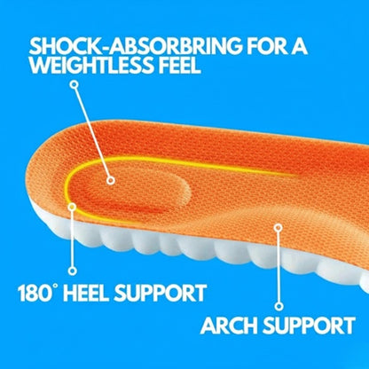 Orange Memory Foam Insoles