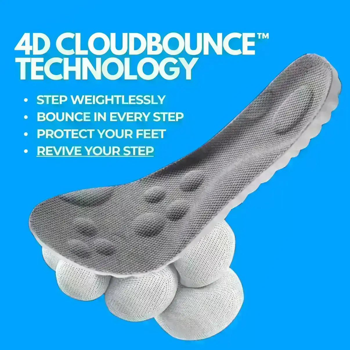 Flexible insole for men with arch support and airflow design