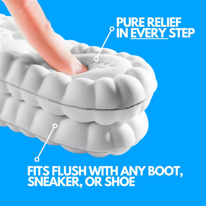 Footwear insole showing flexible arch support