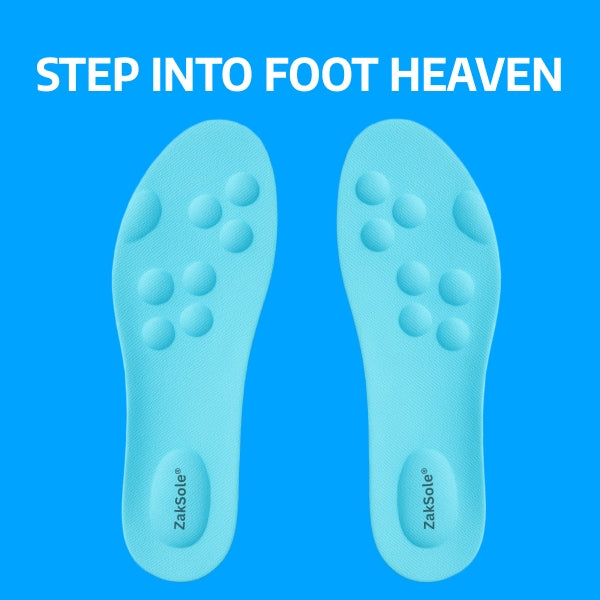 Blue Super Soft Running Insoles